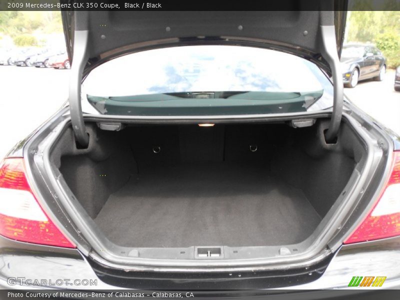 Black / Black 2009 Mercedes-Benz CLK 350 Coupe