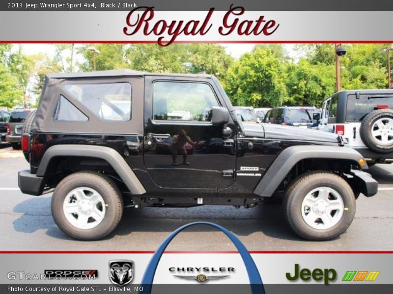 Black / Black 2013 Jeep Wrangler Sport 4x4