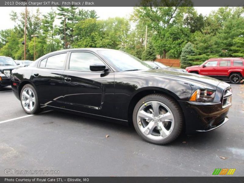 Pitch Black / Black 2013 Dodge Charger SXT Plus