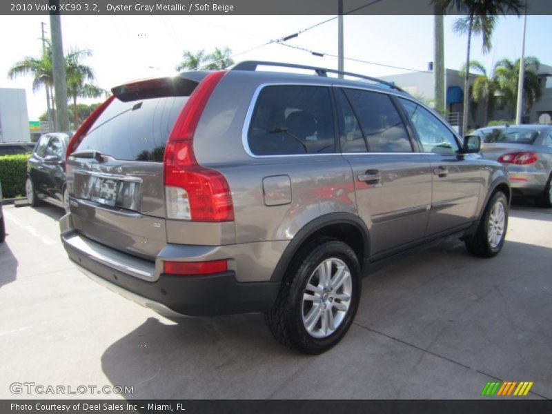 Oyster Gray Metallic / Soft Beige 2010 Volvo XC90 3.2