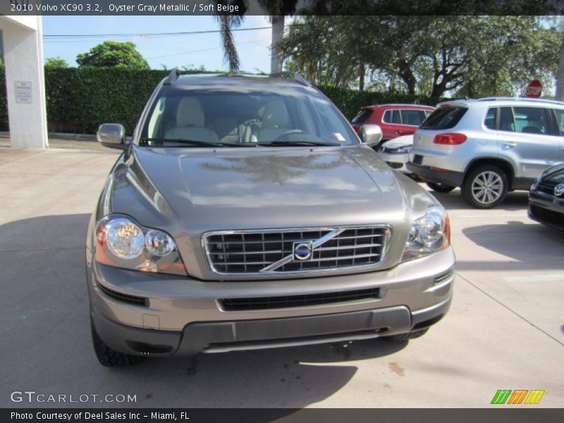 Oyster Gray Metallic / Soft Beige 2010 Volvo XC90 3.2