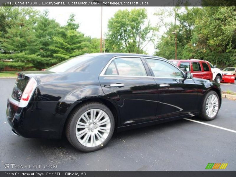 Gloss Black / Dark Frost Beige/Light Frost Beige 2013 Chrysler 300 C Luxury Series