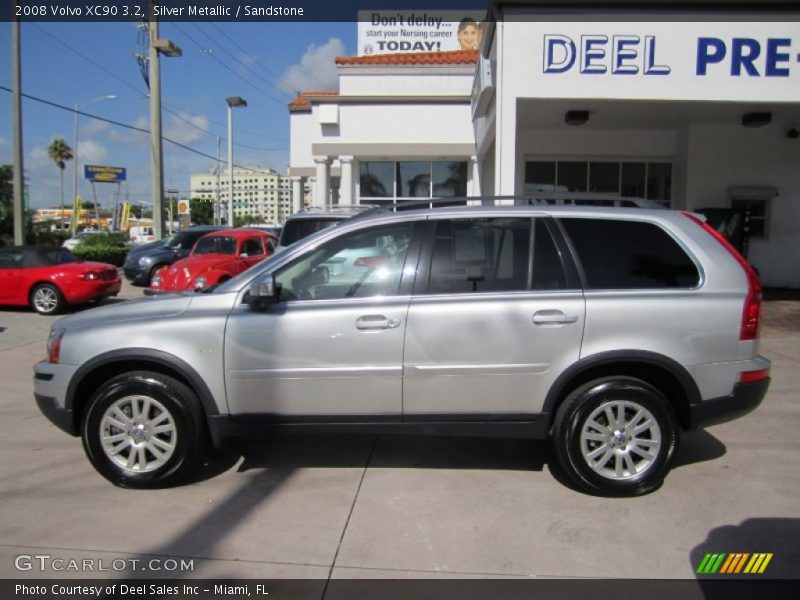 Silver Metallic / Sandstone 2008 Volvo XC90 3.2