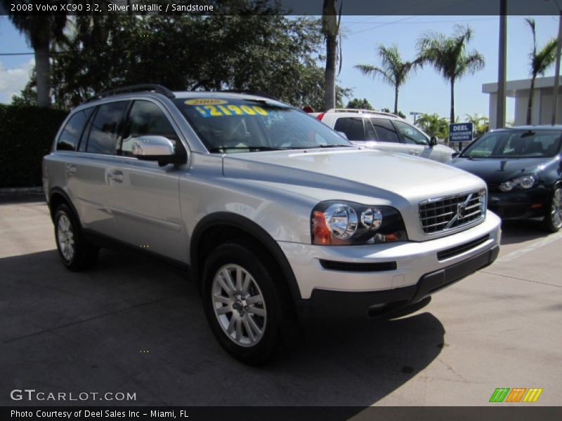 Silver Metallic / Sandstone 2008 Volvo XC90 3.2
