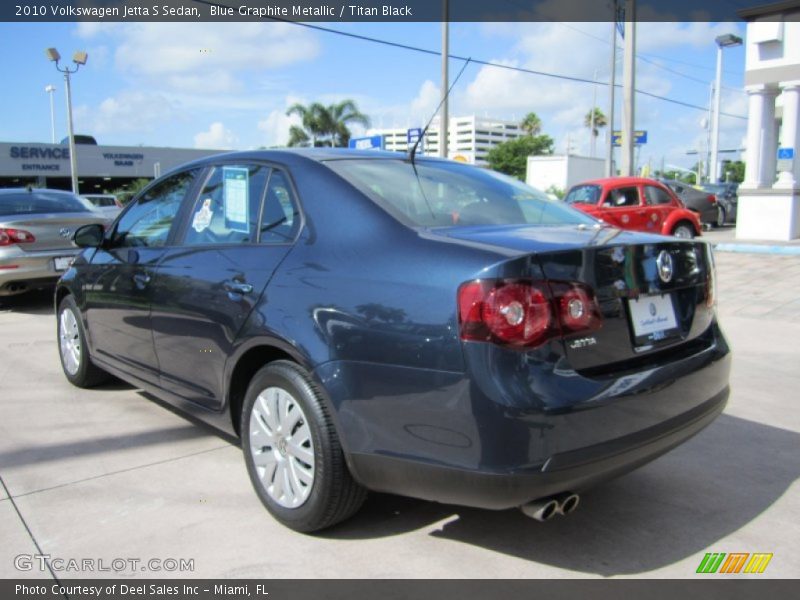 Blue Graphite Metallic / Titan Black 2010 Volkswagen Jetta S Sedan
