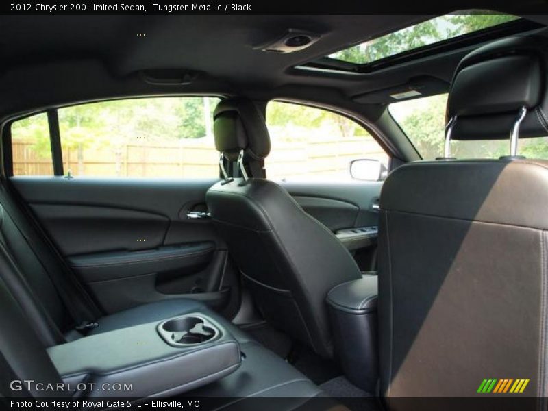 Tungsten Metallic / Black 2012 Chrysler 200 Limited Sedan