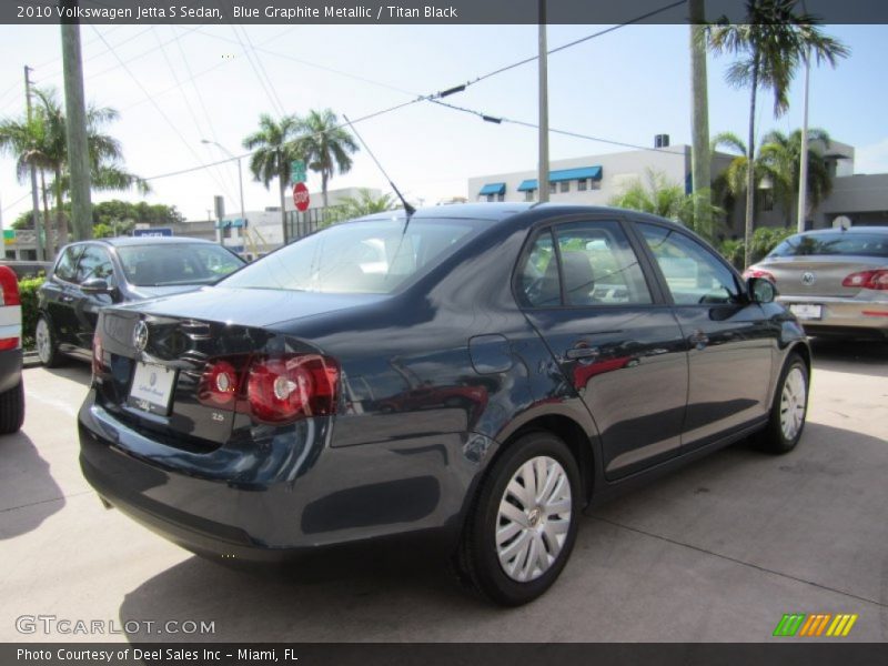 Blue Graphite Metallic / Titan Black 2010 Volkswagen Jetta S Sedan