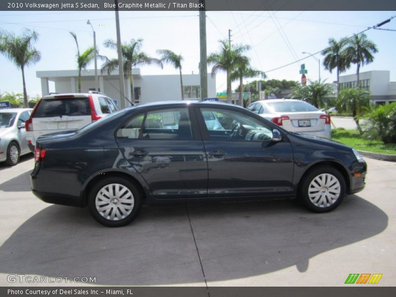 Blue Graphite Metallic / Titan Black 2010 Volkswagen Jetta S Sedan