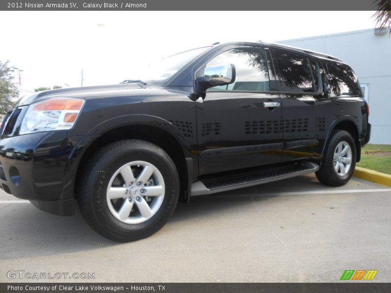 Galaxy Black / Almond 2012 Nissan Armada SV
