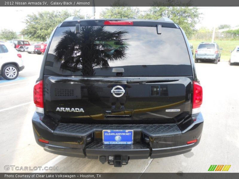 Galaxy Black / Almond 2012 Nissan Armada SV