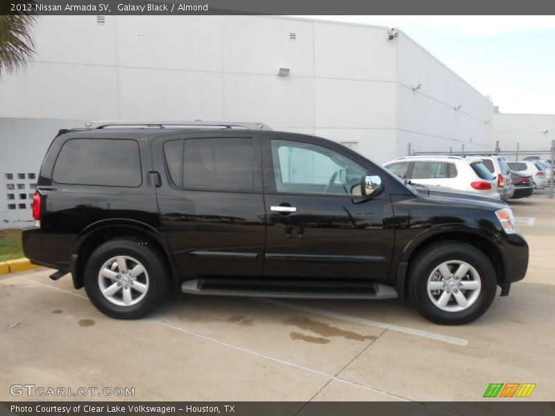 Galaxy Black / Almond 2012 Nissan Armada SV