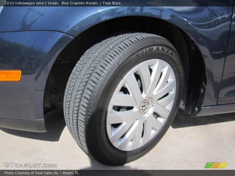 Blue Graphite Metallic / Titan Black 2010 Volkswagen Jetta S Sedan