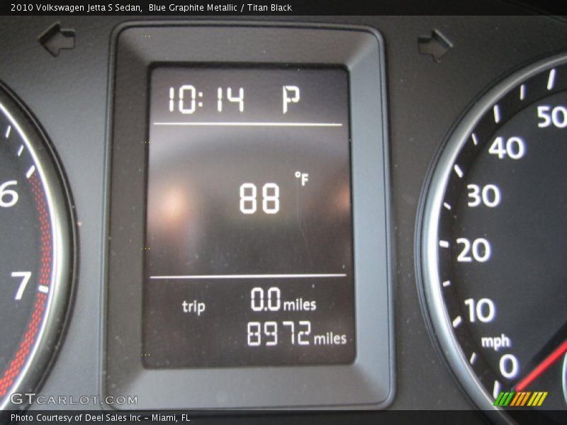 Blue Graphite Metallic / Titan Black 2010 Volkswagen Jetta S Sedan