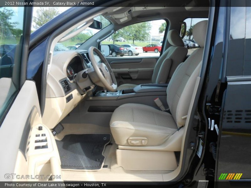 Galaxy Black / Almond 2012 Nissan Armada SV