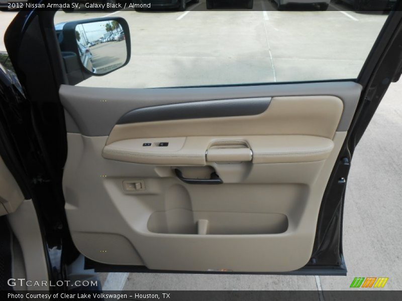 Galaxy Black / Almond 2012 Nissan Armada SV