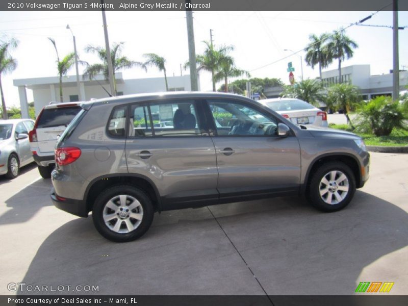 Alpine Grey Metallic / Charcoal 2010 Volkswagen Tiguan S 4Motion