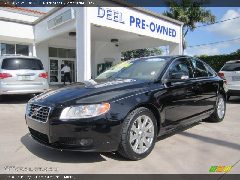 Black Stone / Anthracite Black 2009 Volvo S80 3.2