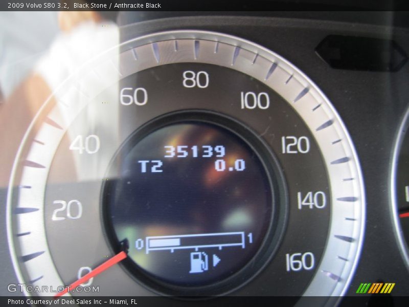 Black Stone / Anthracite Black 2009 Volvo S80 3.2