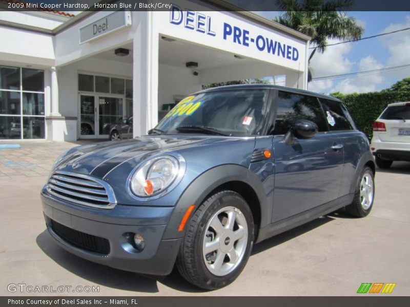 Horizon Blue / Black/Grey 2009 Mini Cooper Hardtop