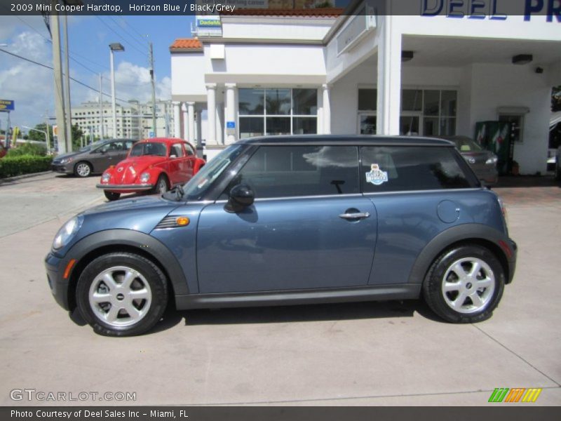 Horizon Blue / Black/Grey 2009 Mini Cooper Hardtop