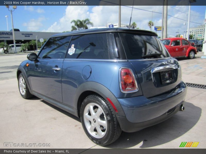 Horizon Blue / Black/Grey 2009 Mini Cooper Hardtop