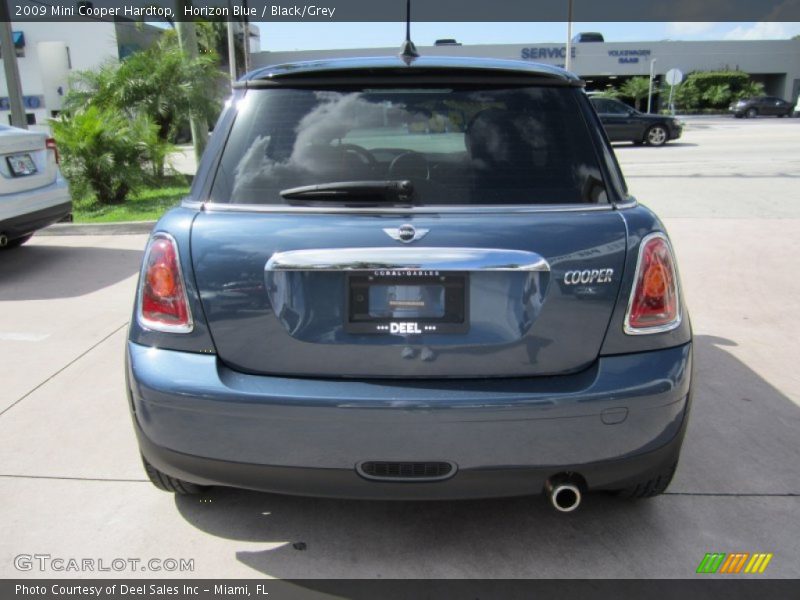 Horizon Blue / Black/Grey 2009 Mini Cooper Hardtop