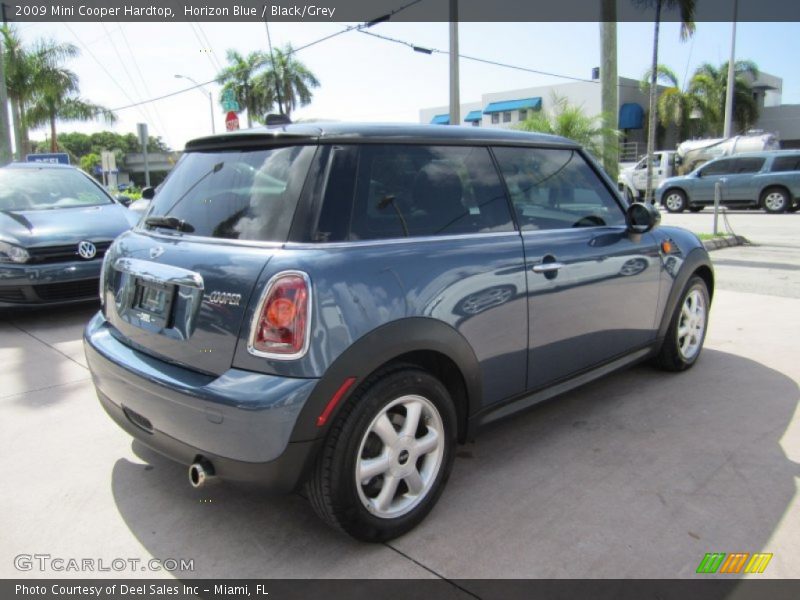 Horizon Blue / Black/Grey 2009 Mini Cooper Hardtop