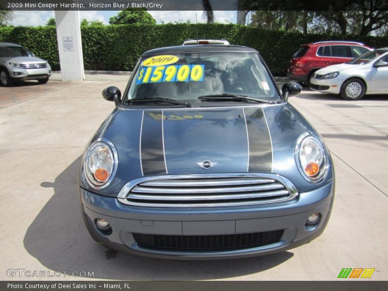 Horizon Blue / Black/Grey 2009 Mini Cooper Hardtop
