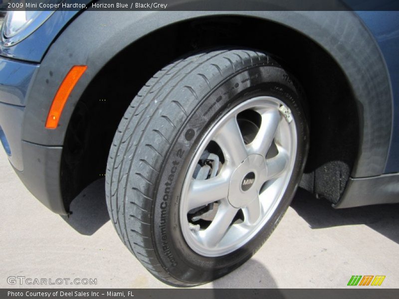 Horizon Blue / Black/Grey 2009 Mini Cooper Hardtop