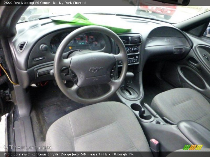 Dark Charcoal Interior - 2000 Mustang V6 Coupe 