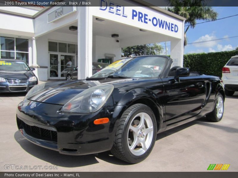 Black / Black 2001 Toyota MR2 Spyder Roadster