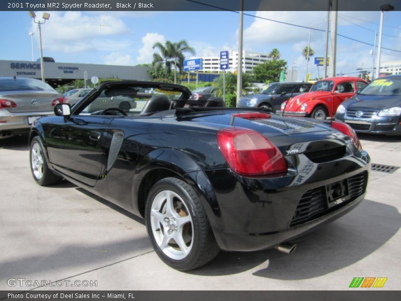 Black / Black 2001 Toyota MR2 Spyder Roadster