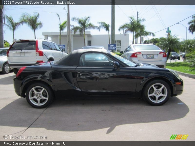 Black / Black 2001 Toyota MR2 Spyder Roadster