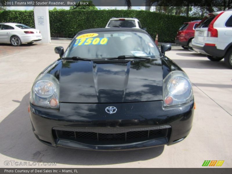 Black / Black 2001 Toyota MR2 Spyder Roadster