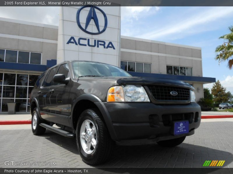 Mineral Grey Metallic / Midnight Grey 2005 Ford Explorer XLS