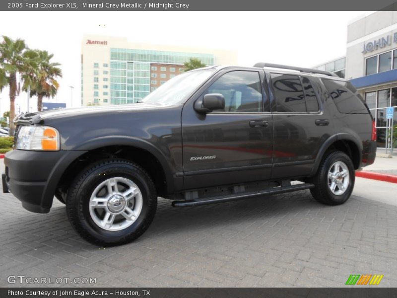Mineral Grey Metallic / Midnight Grey 2005 Ford Explorer XLS