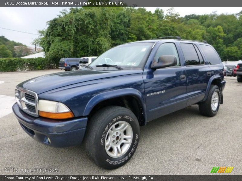 Patriot Blue Pearl / Dark Slate Gray 2001 Dodge Durango SLT 4x4