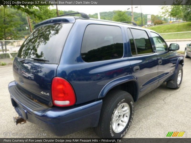 Patriot Blue Pearl / Dark Slate Gray 2001 Dodge Durango SLT 4x4
