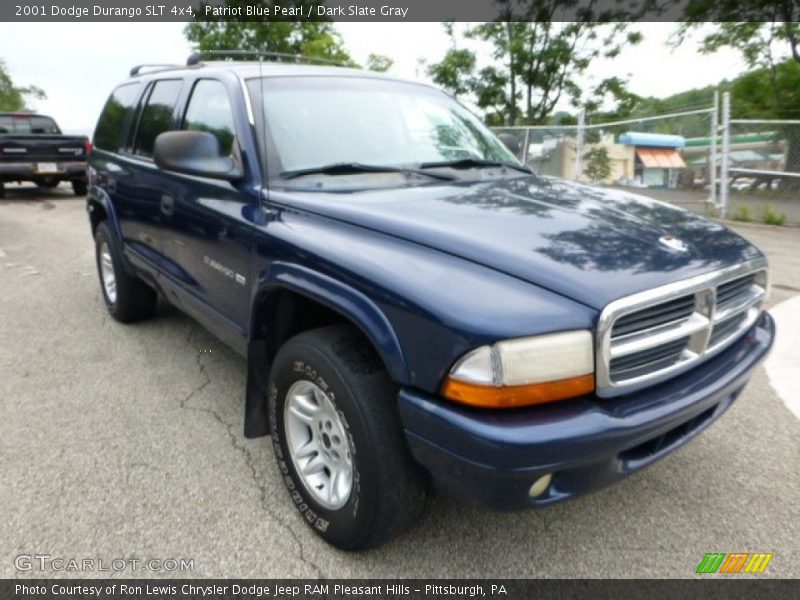 Patriot Blue Pearl / Dark Slate Gray 2001 Dodge Durango SLT 4x4