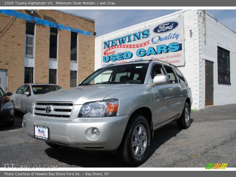 Millenium Silver Metallic / Ash Gray 2006 Toyota Highlander V6