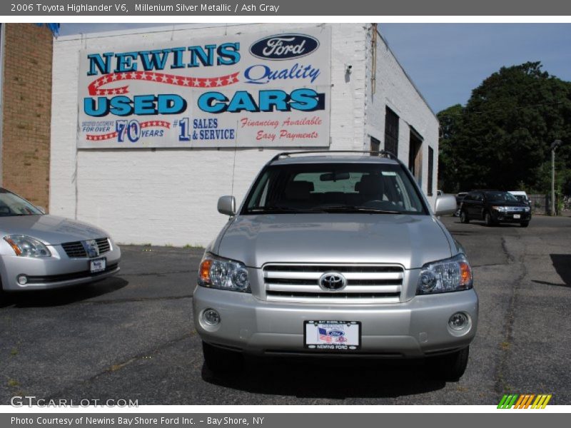 Millenium Silver Metallic / Ash Gray 2006 Toyota Highlander V6