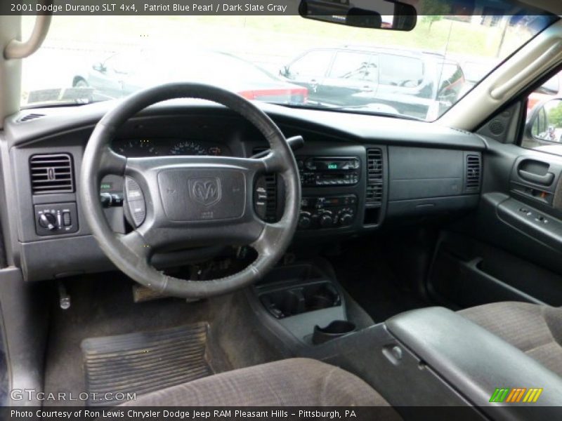 Patriot Blue Pearl / Dark Slate Gray 2001 Dodge Durango SLT 4x4