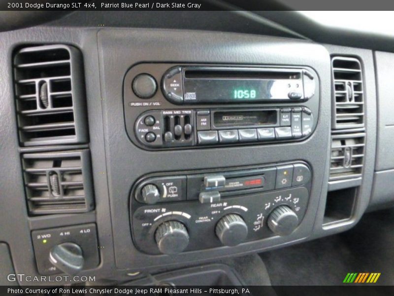 Patriot Blue Pearl / Dark Slate Gray 2001 Dodge Durango SLT 4x4