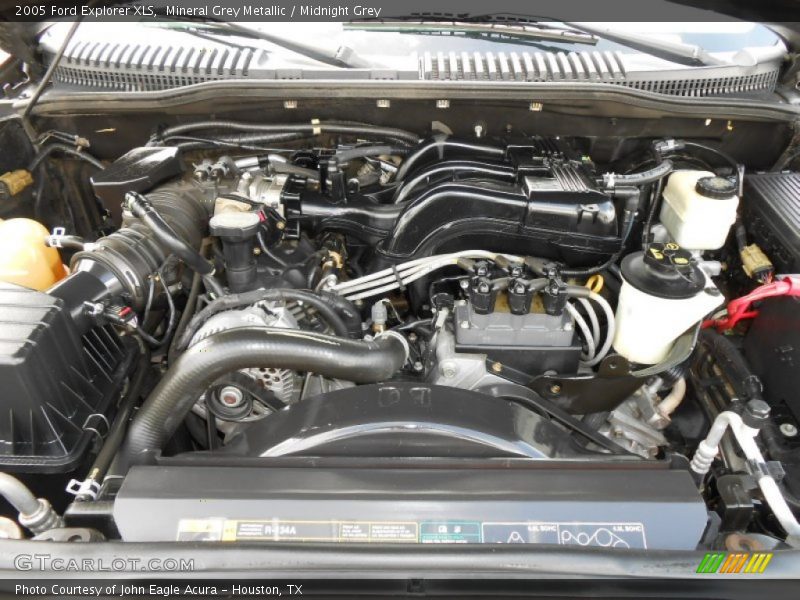 Mineral Grey Metallic / Midnight Grey 2005 Ford Explorer XLS