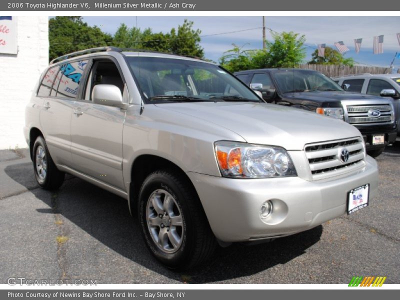 Millenium Silver Metallic / Ash Gray 2006 Toyota Highlander V6
