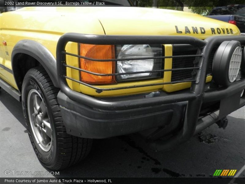 Borrego Yellow / Black 2002 Land Rover Discovery II SE