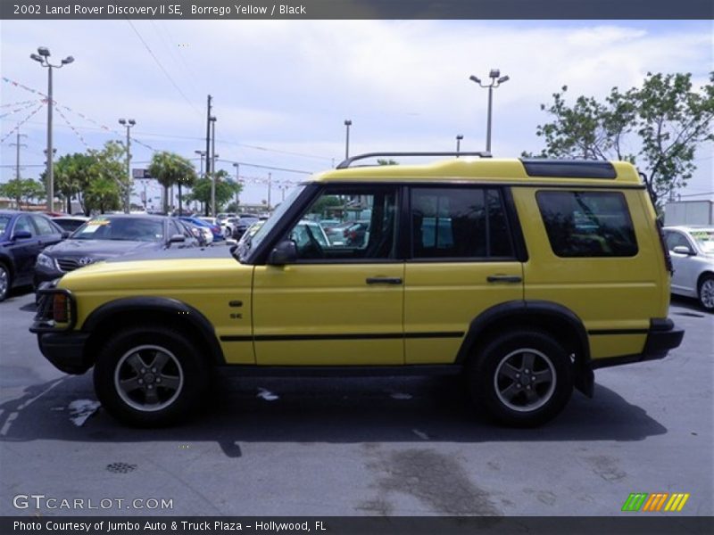 Borrego Yellow / Black 2002 Land Rover Discovery II SE