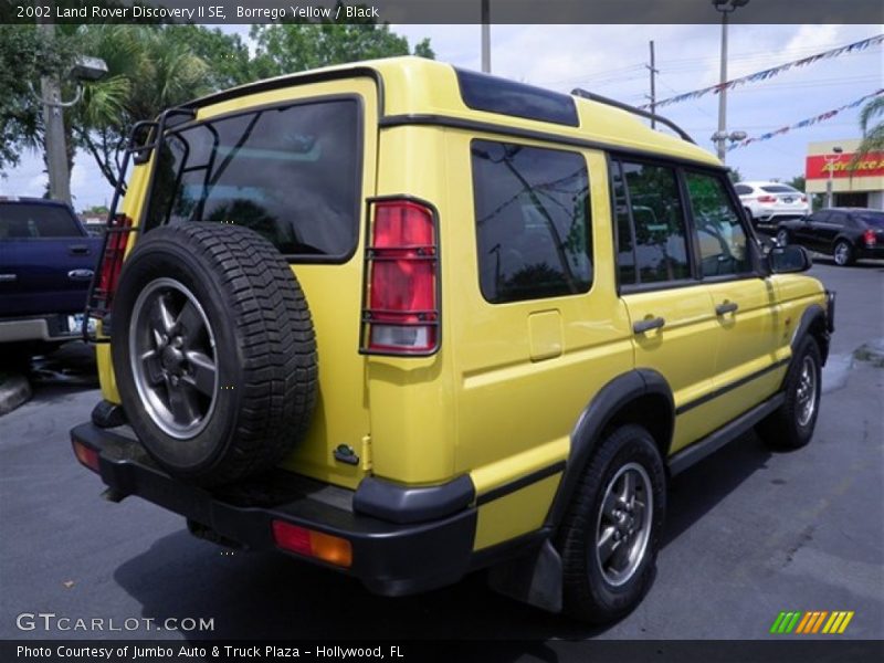 Borrego Yellow / Black 2002 Land Rover Discovery II SE