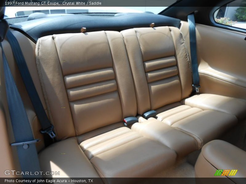 Rear Seat of 1997 Mustang GT Coupe