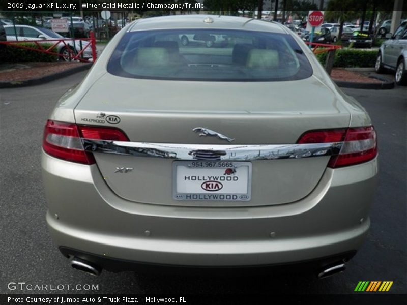 Winter Gold Metallic / Champagne/Truffle 2009 Jaguar XF Luxury